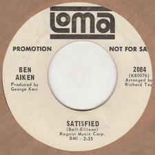 Ben Aiken Satisfied Loma DEMO Soul Northern Motown