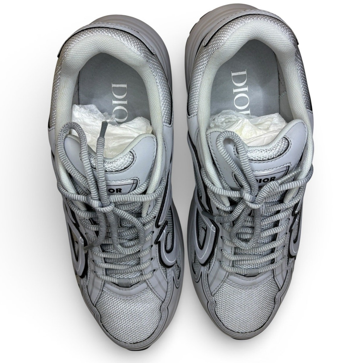 Dior B30 Wolf Grey Sneakers | Size 45 (12US) image 5