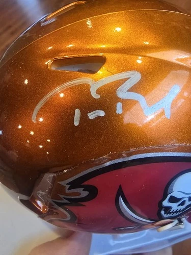Tom Brady Tampa Bay Buccaneers Autographed Riddell Flash Speed Mini Helmet