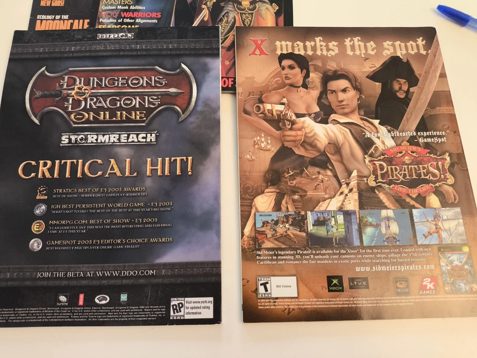 Lot 6 REVUE MAGAZINE DRAGON JDR Dungeon D&D Dungeons And Dragons VO - Photo 4/4