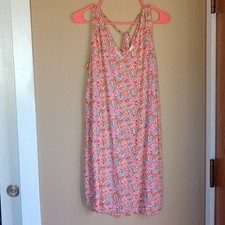 Gap light weight summer Floral tank Midi Dress Size S 