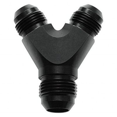 Vibrant Adapter Fitting Y 8AN x 8AN x 8AN Aluminum