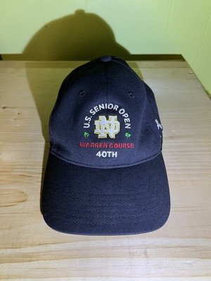 Notre Dame Irish US Senior Open 40th Warren Course Under Armour Cap Hat Blue
