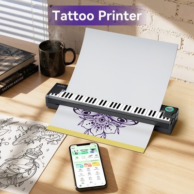 Tattoodrucker, Tattoomaschine, A4 Thermodrucker, Trinkschablonendrucker Pino