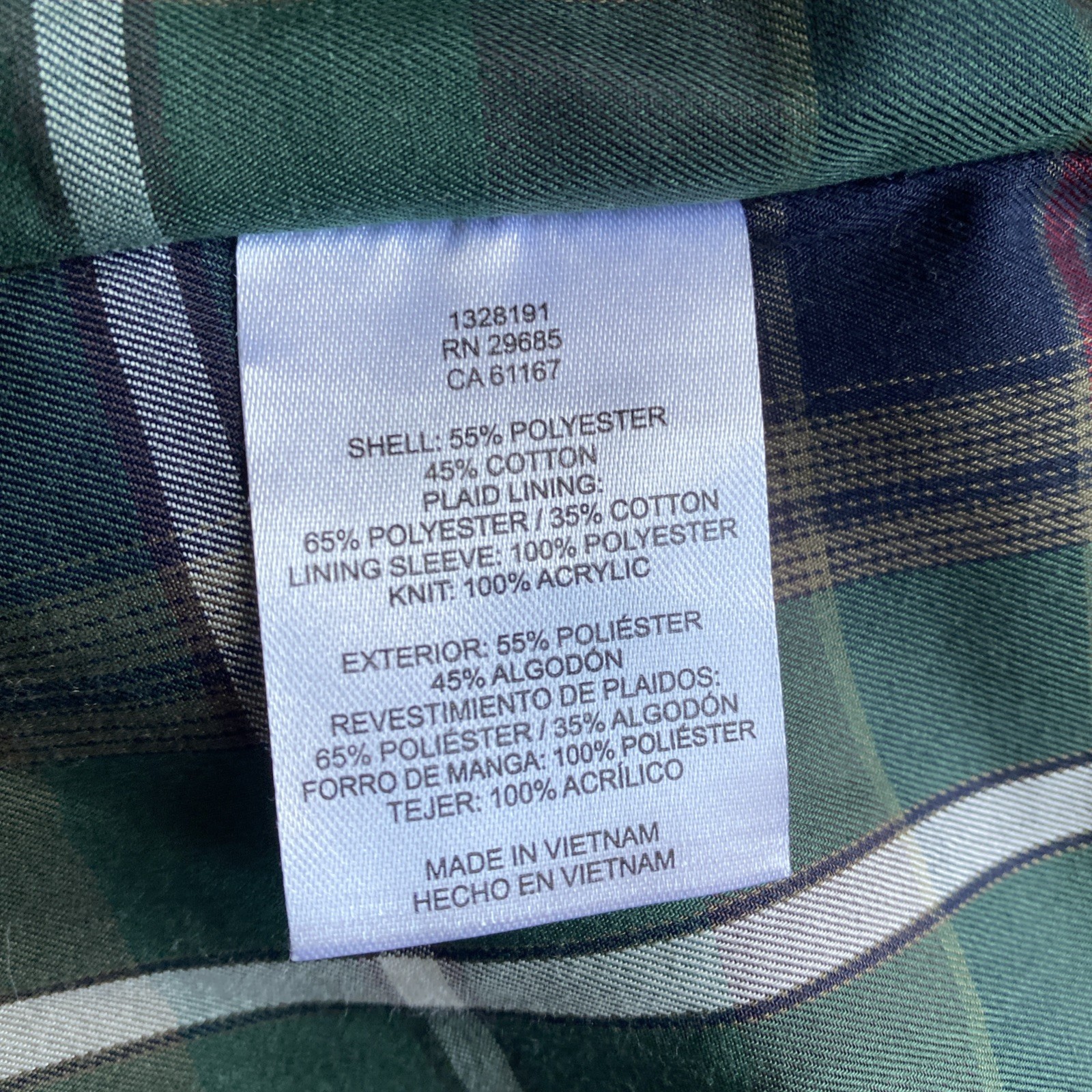 Pendleton Lined Hidden Hood Rain Coat Tartan Clas… - image 11