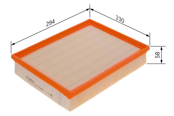 NEU - Bosch F026400551 Luftfilter FüR Dodge Jeep-image