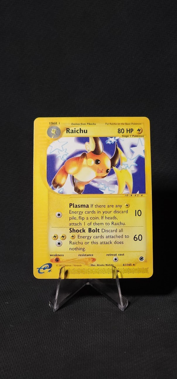 Pokemon Raichu 061/165 Expedition Base Set Regular NM