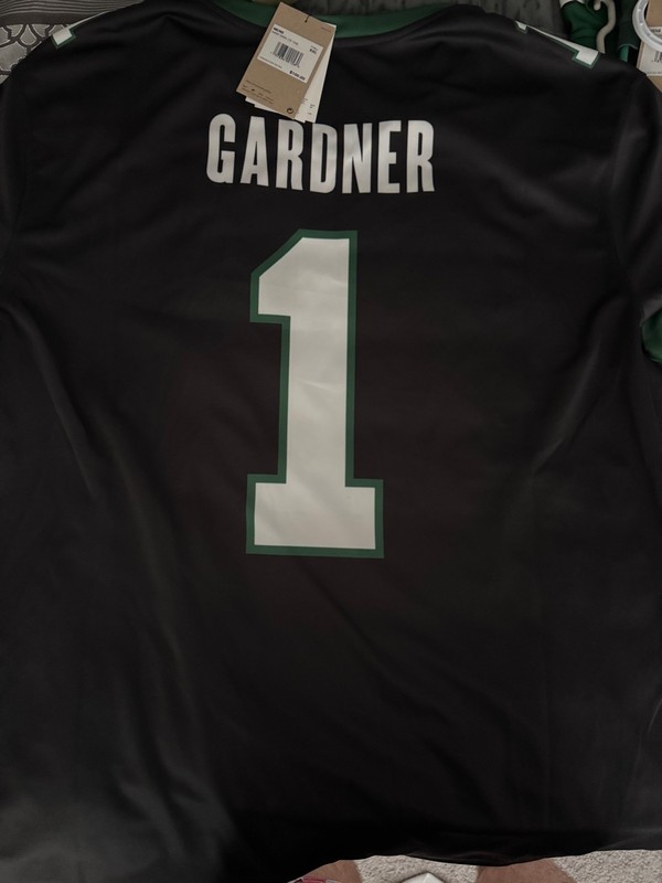 NY Jets Jersey XXL Sauce Gardner Men’s Black New With Tags NFL Legends