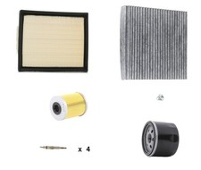 RIDEX Inspektionspaket Filterset für RENAULT LAGUNA II Grandtour (KG0/1)
