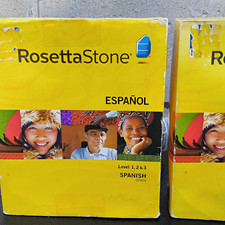 Rosetta Stone Espa ol Spanish Spain Levels 1-5 Box Set CD-ROM/Mixed Lot