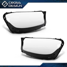 Pair Headlight Headlamp Lens Covers Left Right Fits 2020-2023 Mercedes-Benz GLS