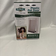 PetSafe Pet Doggie Door For Small Dog Or Cat White With Flap