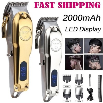 Professional Hair Clippers Trimmer Kit 2000mAh Men Cutting Machine Barber Salon