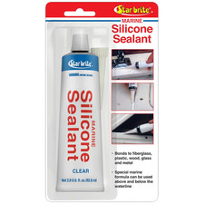 STAR BRITE Marine Silicone Sealant - Waterproof, Durable, UV Resistant, for Fibe