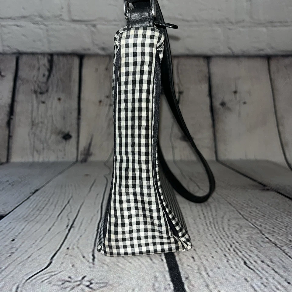 Винтажная черно-белая сумочка Y2K Kate Spade цвет имбирь - Изображение 3 из 4