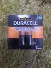 Brand New In Pack Duracell Lithium 123 3V Batteries 2 Pack. Expires 2035.