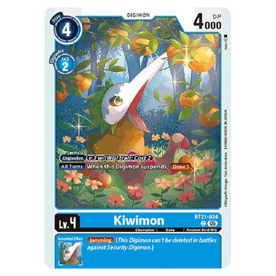 Digimon Card Game - World Convergence - Kiwimon - (C) - BT21-034