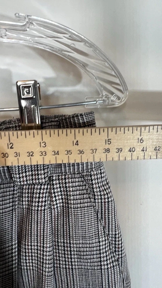 Pantalones de vestir vintage años 90 para mujer talla 14 Petite Foto 3 de 4