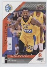 2017-18 Upper Deck Euroleague Exclusives 97/100 Pierre Jackson #57 g0p