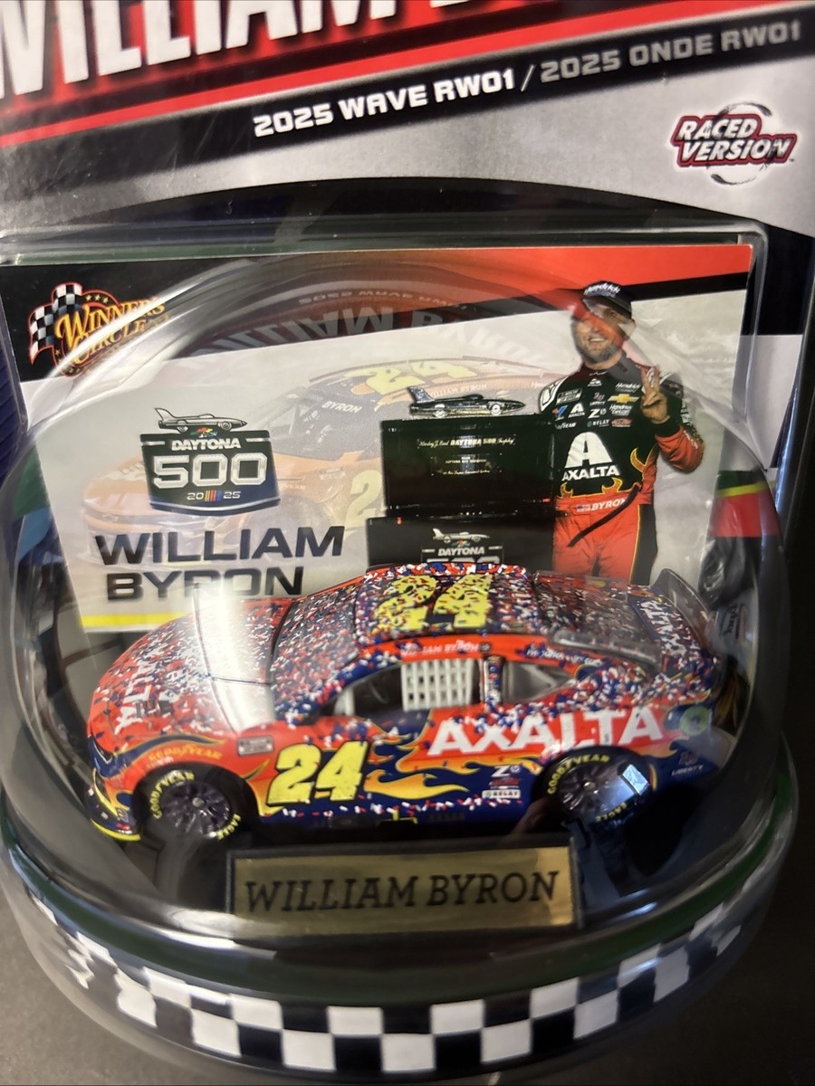 2025 NASCAR AUTHENTIC WINNERS CIRCLE RW01 1/64 #24 WILLIAM BYRON