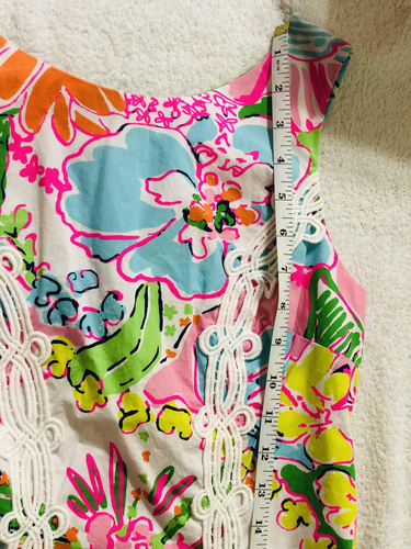 Lilly Pulitzer Kleid Damen 4 20th Anniversary Collection Floral Pineapple Print - Bild 9 von 10