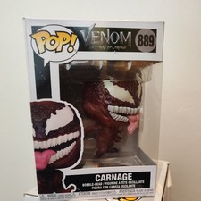 Funko Pop! Figura Vinilo Marvel Venom Carnage #889 Cabeza Bobble