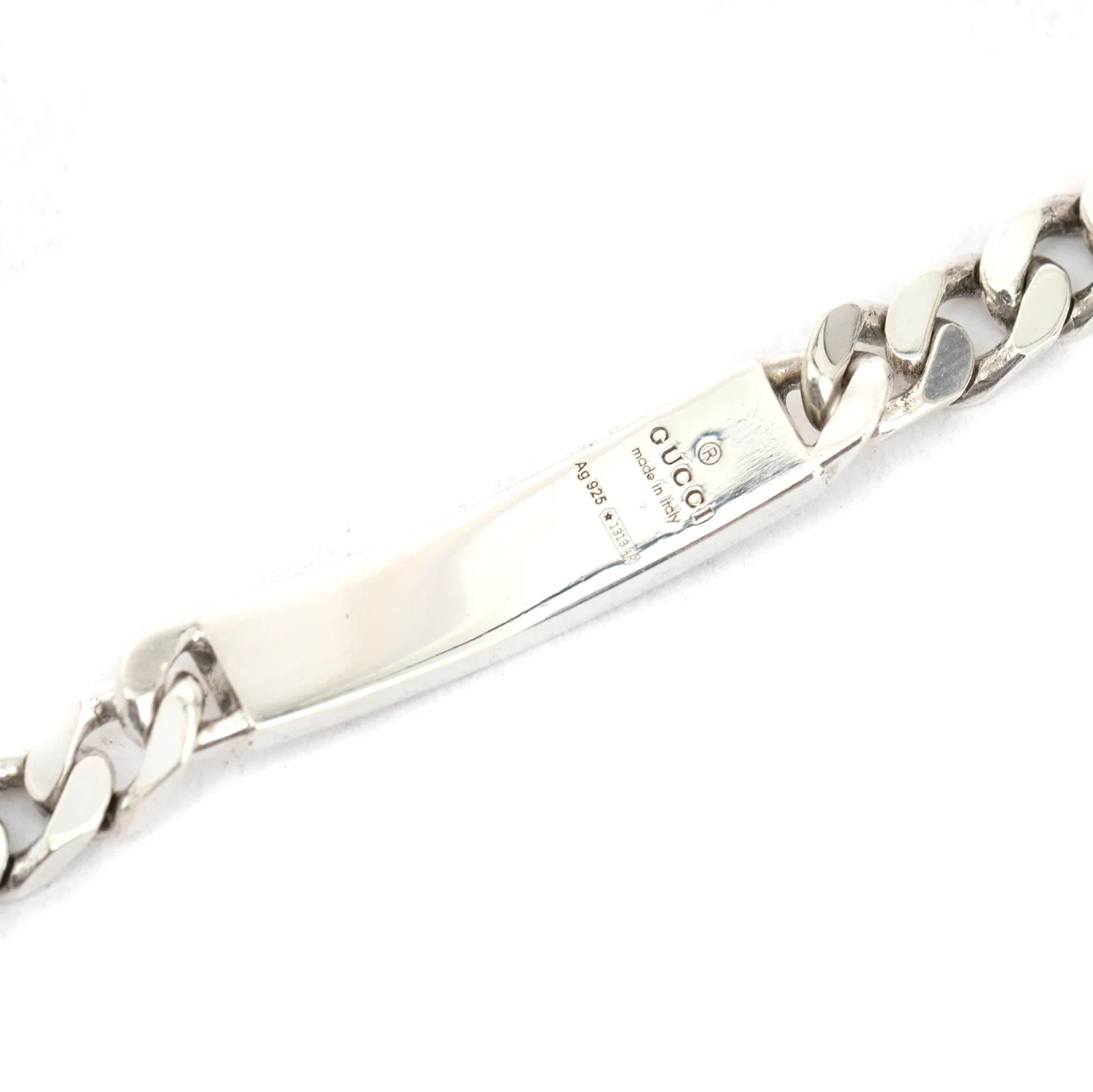 GUCCI INTERLOCKING Ghost CHAIN BRACELET Size 22cm… - image 3