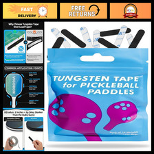 Tungsten Tape for Pickleball Paddles - 10pcs Weights, Non-Toxic, Easy Customizat