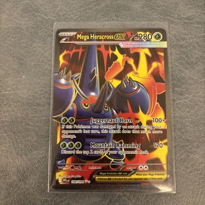 Mega Heracross Ex ENGLISH 108/094 Phantasmal Flames Near Mint NM