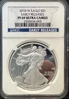 2010 W AMERICAN SILVER EAGLE NGC PF69 ULTRA CAMEO EARLY RELEASES