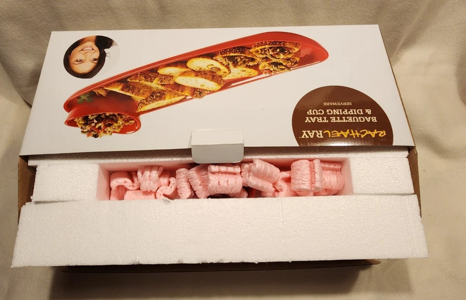 Bandeja y bandeja de inmersión Rachael Ray Baguette nueva en caja Foto 4 de 4