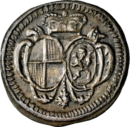 1740 ILR German States Brandenburg-Bayreuth 1 Pfennig, NGC AU 55, KM-180 Germany