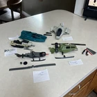 Lot Of Five Vintage GI Joe Vehicles Including Skyhawk, SHARC, Fang, Polar Bear