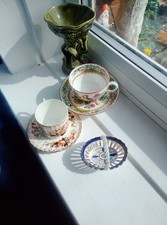 vintage dwie urocze puszki kawy duo plus kosz