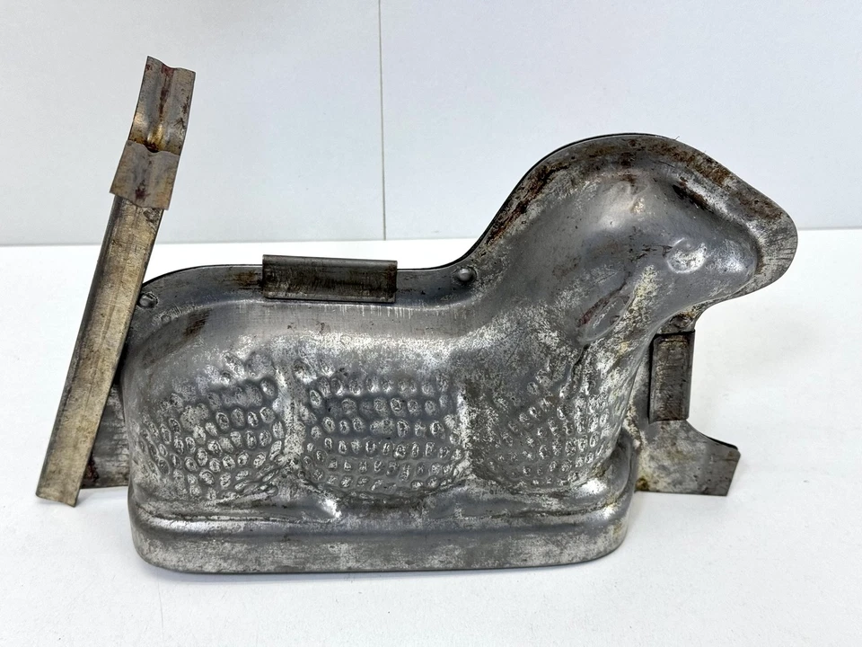 Alte antike Lamm Ostern Schokoladenform Puddingform Backform Kuchenform #9327 - Bild 4 von 4