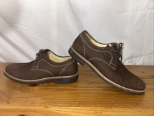Johnston & Murphy Oxford Dress Shoes 10. 5 M Brown Suede 20-4070