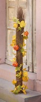 "Deko Girlande \"KüRbis\" 160 Cm KüRbisse + Herbst BläTtern, Erntedank, Halloween"