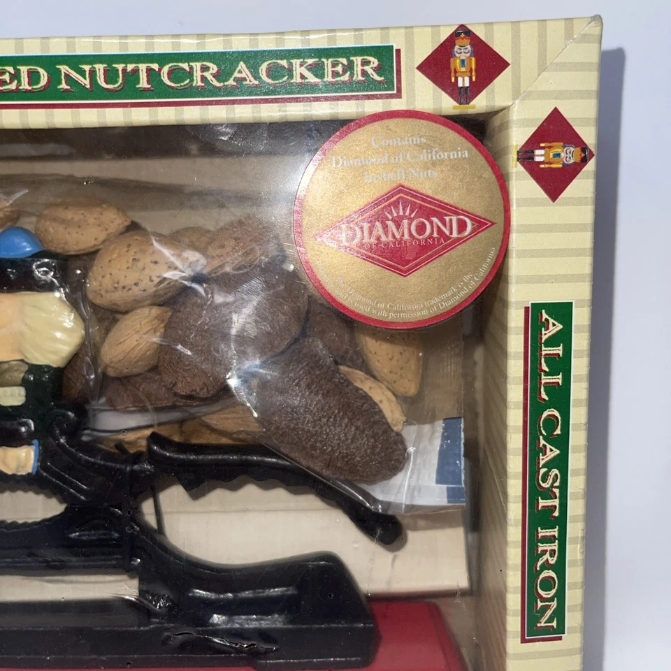 Table Top Old Fashion Nutcracker Cast Iron Hand Painted Shell Nut Cracker - Image 2 of 4