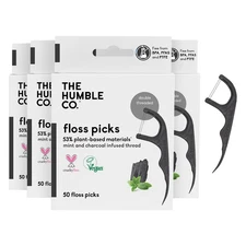 The Humble Co. Floss Picks (200 Count) – Plant Based Dental for... 