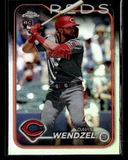 2024 Topps Chrome Update #USC83 Davis Wendzel Refractors Card Cincinnati Reds