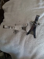 Vintage Christophe  Chrome Toe Clips Classic Road Medium