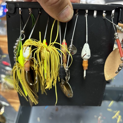 Plano Tackle Box With 44 Spinner/ Buzz Baits - Picture 16 of 19