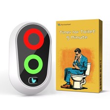 5 Minute Timer for Toilet, Funny Gift for Dad Mum, Festival Novelty Gift for ...