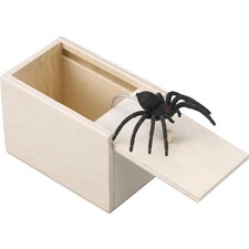 Spielzeug Spinne Überraschung Box Holz Streiche Halloween Party