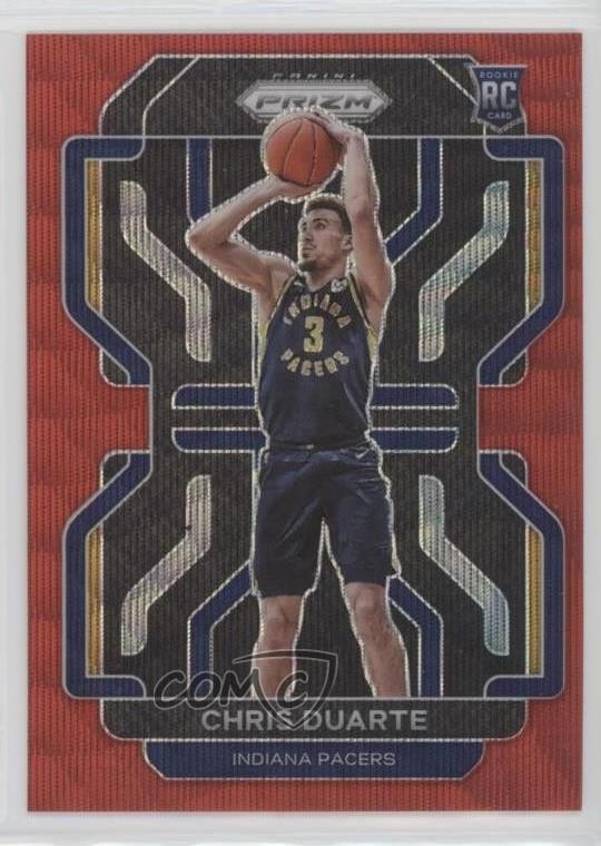 2021-22 Panini Prizm Ruby Wave Prizm Chris Duarte #315 0l1