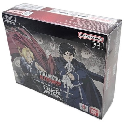 Fullmetal Alchemist Union Arena Cards Bandai Union Arena Booster Box - Fullmetal Alchemist Trading Cards (UA37BT) - 16 Packs, 8 Cards Each Bandai Trading Cards Fullmetal Alchemist Union Arena Cards Bandai Union Arena Booster Box - Fullmetal Alchemist Trading Cards (UA37BT) - 16 Packs, 8 Cards Each Bandai Trading Cards