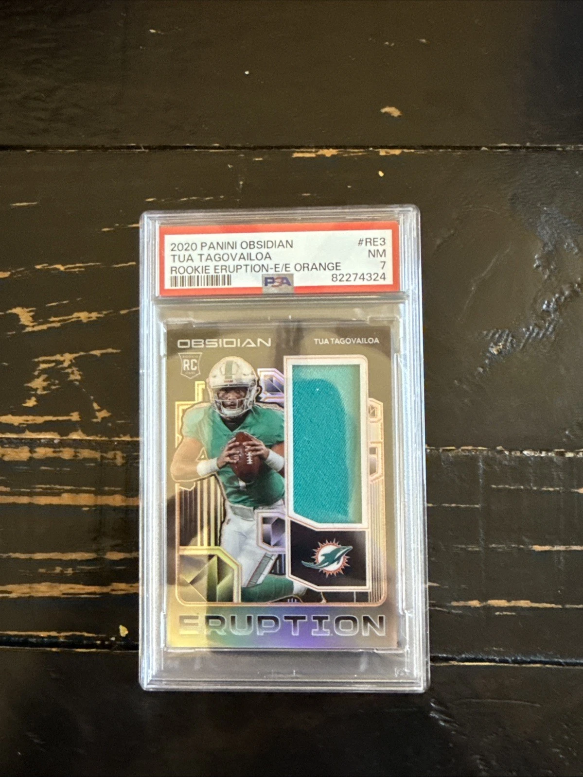 Tua Tagovailoa Panini Obsidian Rookie Eruption #RE3 Base