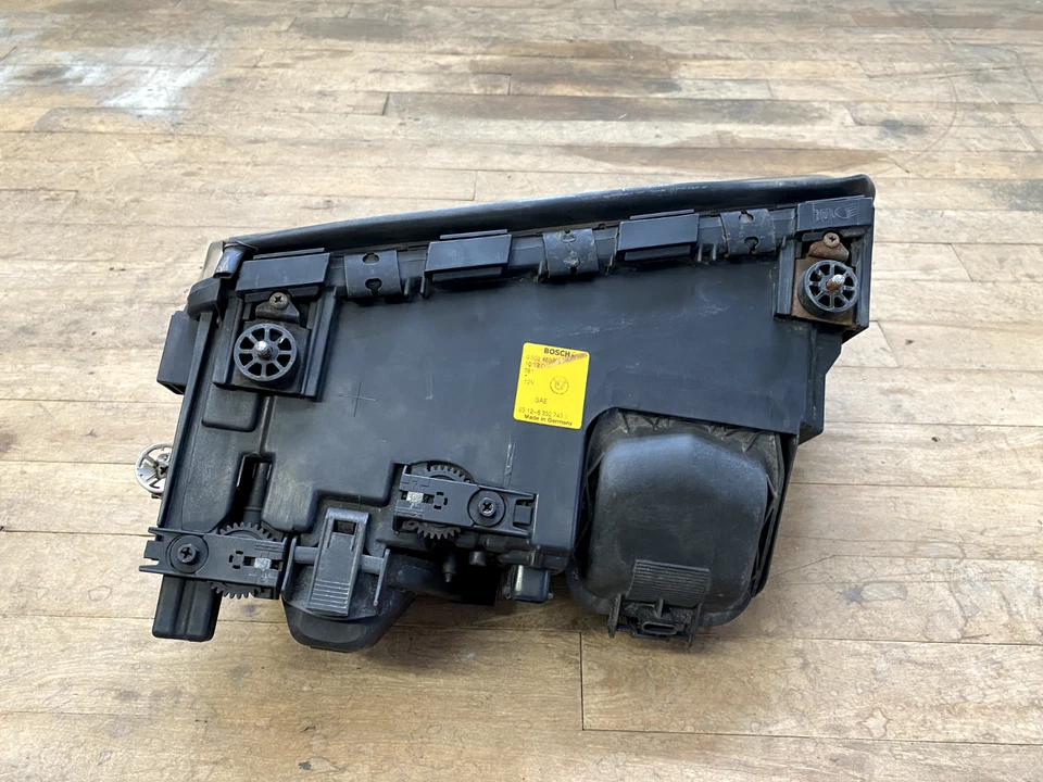 1995-1998 BMW 740i 750i OEM Bosch conjunto de farol de vidro dianteiro esquerdo 63128352743 - Imagem 4 de 4