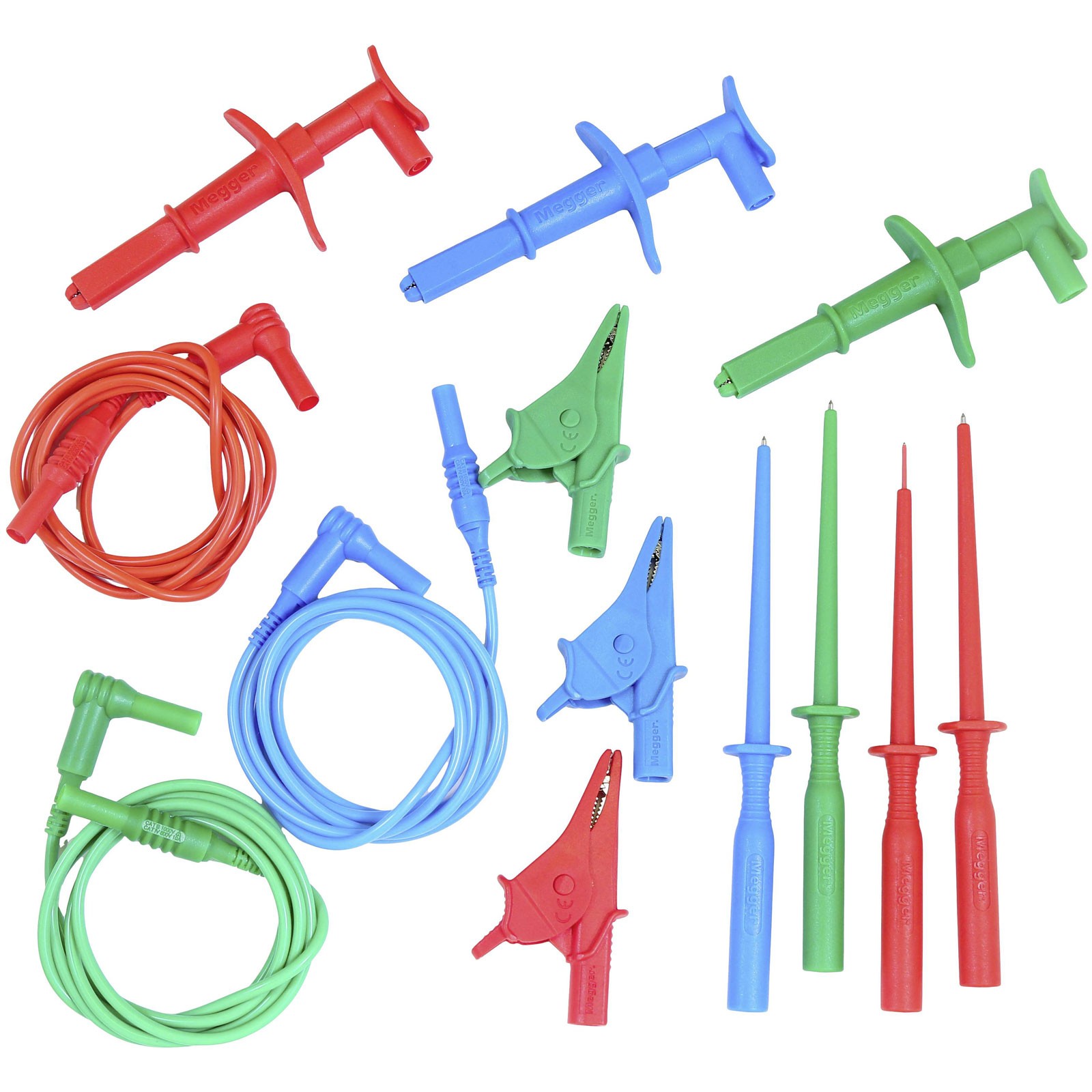 Megger Test Leads Set for Multifunction Devices and MIT Range