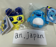 Set of 2 Mametchi and Irukatchi Ball Chain Mascots Tamagotchi 30th Anniversary